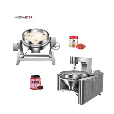 Φρούτα μαρμελάδα σάλτσες τσίλι Jacketed Multi Cooker από ανοξείδωτο χάλυβα Ηλεκτρικό βραστήρα με αναμεικτήρα