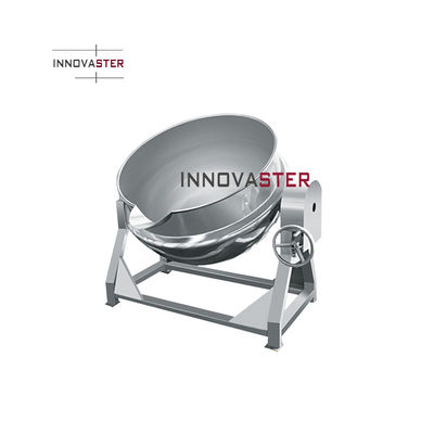 Κέταλ με μανδύα για την παρασκευή ζύμης κάρυ σε εργοστάσιο επεξεργασίας λαχανικών