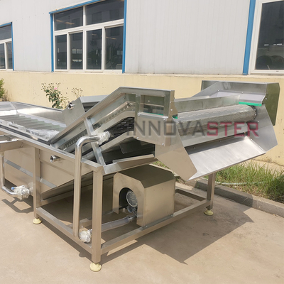 512 KG SUS304 Εμπορική βούρτσα γυάλισμα αέρα φυσαλίδες φρούτα και φύλλα πράσινο λαχανικό πλύση στεγνώσεις