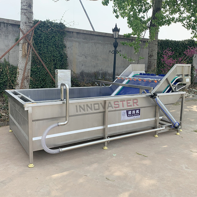 512 KG SUS304 Εμπορική βούρτσα γυάλισμα αέρα φυσαλίδες φρούτα και φύλλα πράσινο λαχανικό πλύση στεγνώσεις