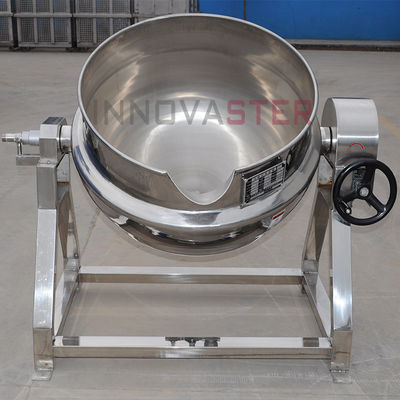 Κέταλ με μανδύα για την παρασκευή ζύμης κάρυ σε εργοστάσιο επεξεργασίας λαχανικών