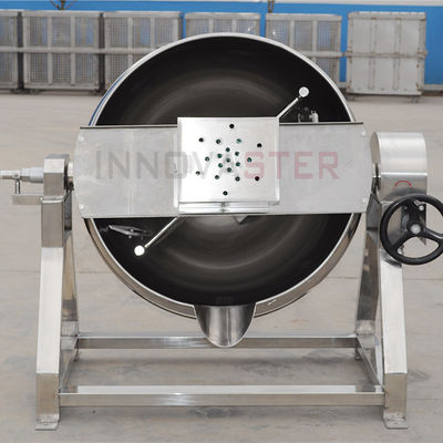 800L αυτόματη κλίση ατμού με αέριο για ανάμειξη και βρασμό μαρμελάδας