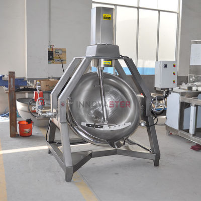 800L αυτόματη κλίση ατμού με αέριο για ανάμειξη και βρασμό μαρμελάδας
