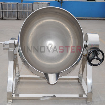 Κεταλί για τη βρασμό και τη ανάμειξη 600L κατσαρόλα μαρμελάδας φράουλας