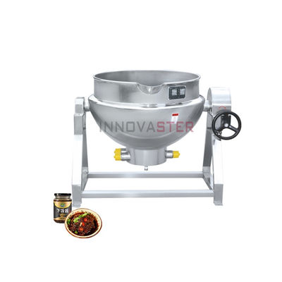 Προσαρμόσιμη χωρητικότητα Τύπος κλίσης Βιομηχανική κατσαρόλα μαγειρέματος με ζεστή συσκευή