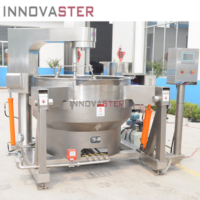 615KG Jacketed Kettle Μαγειρική Μείχτης Η ιδανική επιλογή για την παραγωγή σάλτσα τσίλι