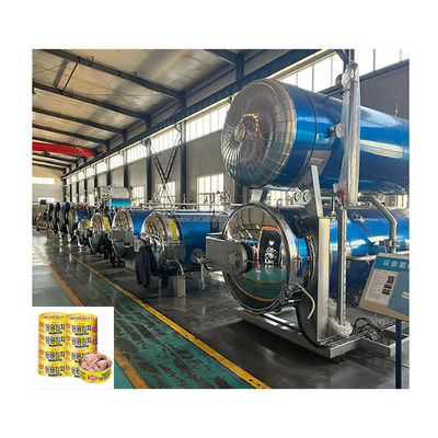 304 από ανοξείδωτο χάλυβα Βιομηχανική τροφική μπαχαρική σούπα πίεσης Αυτοκλάβος για αποστείρωση