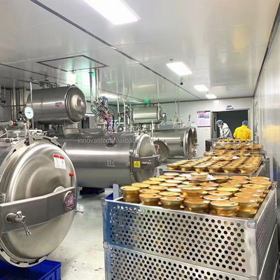 304 από ανοξείδωτο χάλυβα Βιομηχανική τροφική μπαχαρική σούπα πίεσης Αυτοκλάβος για αποστείρωση