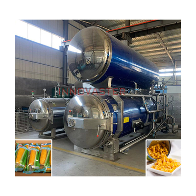 1100*1200*1500MM Ανώτατη θερμοκρασία αποστείρωση ρυζιού για εργοστάσια μεταποίησης τροφίμων