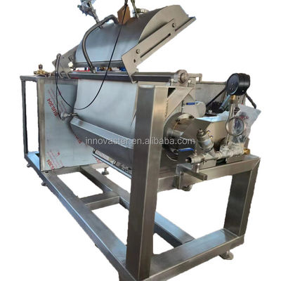 Κέταλ με μανδύα για την επεξεργασία βοτάνων Προσαρμοσμένο κενό οριζόντια κλίση κουζίνα