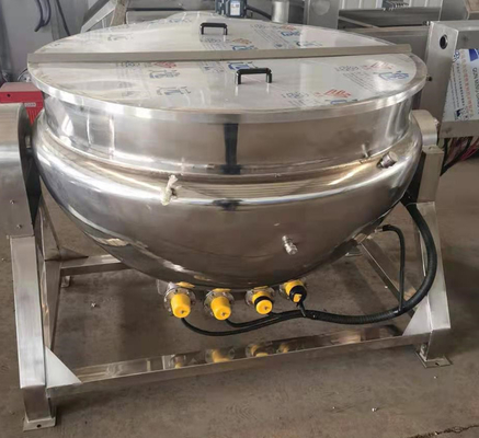 Κέταλος με μανδύα χωρητικότητας 50-600L για μηχανήματα ανάμειξης και μαγειρέματος πυκνού φαγητού