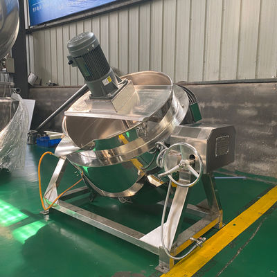 Γυρνούσα ταχύτητα 1-100RPM Ηλεκτρική θέρμανση σούπα Κεταλί πίεσης Μηχανή για σάλτσα καραμέλας