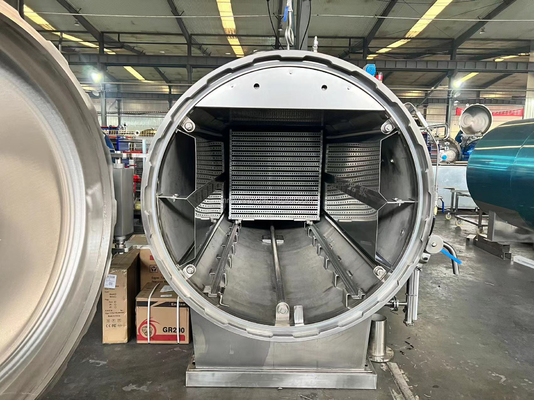 1100*1200*1500MM Ημιαυτόματη μηχανή αντιστροφής για αποστείρωση υψηλής θερμοκρασίας