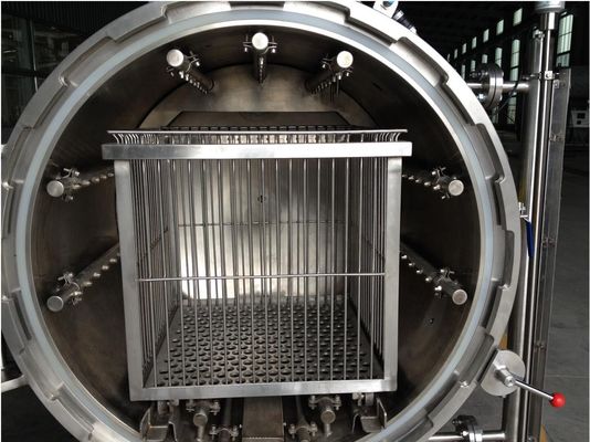 1.5KW Δύναμη Προσαρμοσμένη μηχανή υψηλής θερμοκρασίας / πίεσης τροφίμων για αποστείρωση