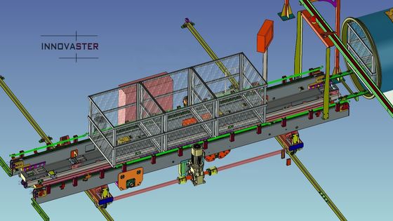 Αυτοματοποιημένη φόρτωση και εκφόρτωση από ανοξείδωτο χάλυβα 2000KG για βελτίωση της παραγωγικής απόδοσης