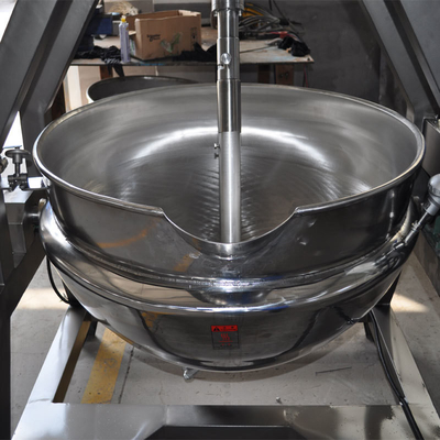 Ημιαυτόματο τζάκετ με μίξερ 615KG για επεξεργασία λαχανικών και παρασκευή σούπας