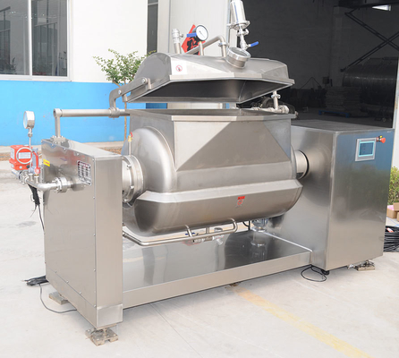 615KG ασημένιο κενό εγκάρσιο άξονα Jacketed κατσαρόλα με ανασταλτή