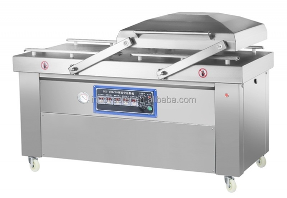 256 KG Double Groove Rice Vacuum Packing Double Chamber Vacuum Food Container Μηχανή συσκευασίας ρυζιού με διπλό κόλπο